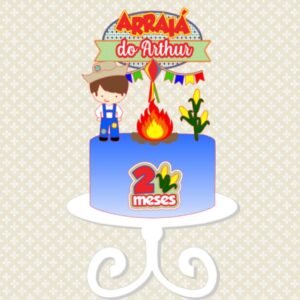 Arquivo De Corte Topo De Bolo Arraia Festa Junina São João Menino 13