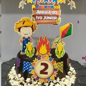 Arquivo De Corte Topo De Bolo Arraia Festa Junina São João Menino 16