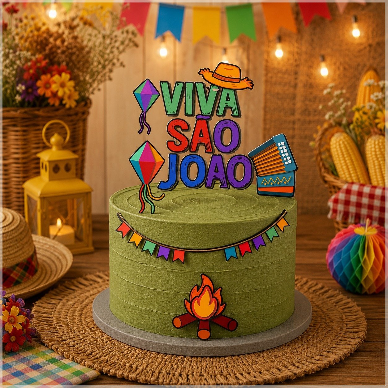Arquivo De Corte Topo De Bolo Arraia Festa Junina São João 1