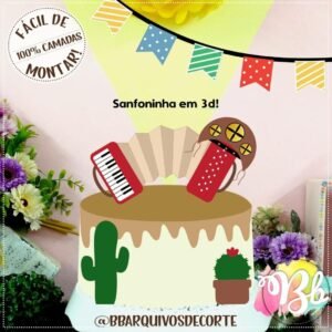 Arquivo De Corte Topo De Bolo Arraia Festa Junina São João 6