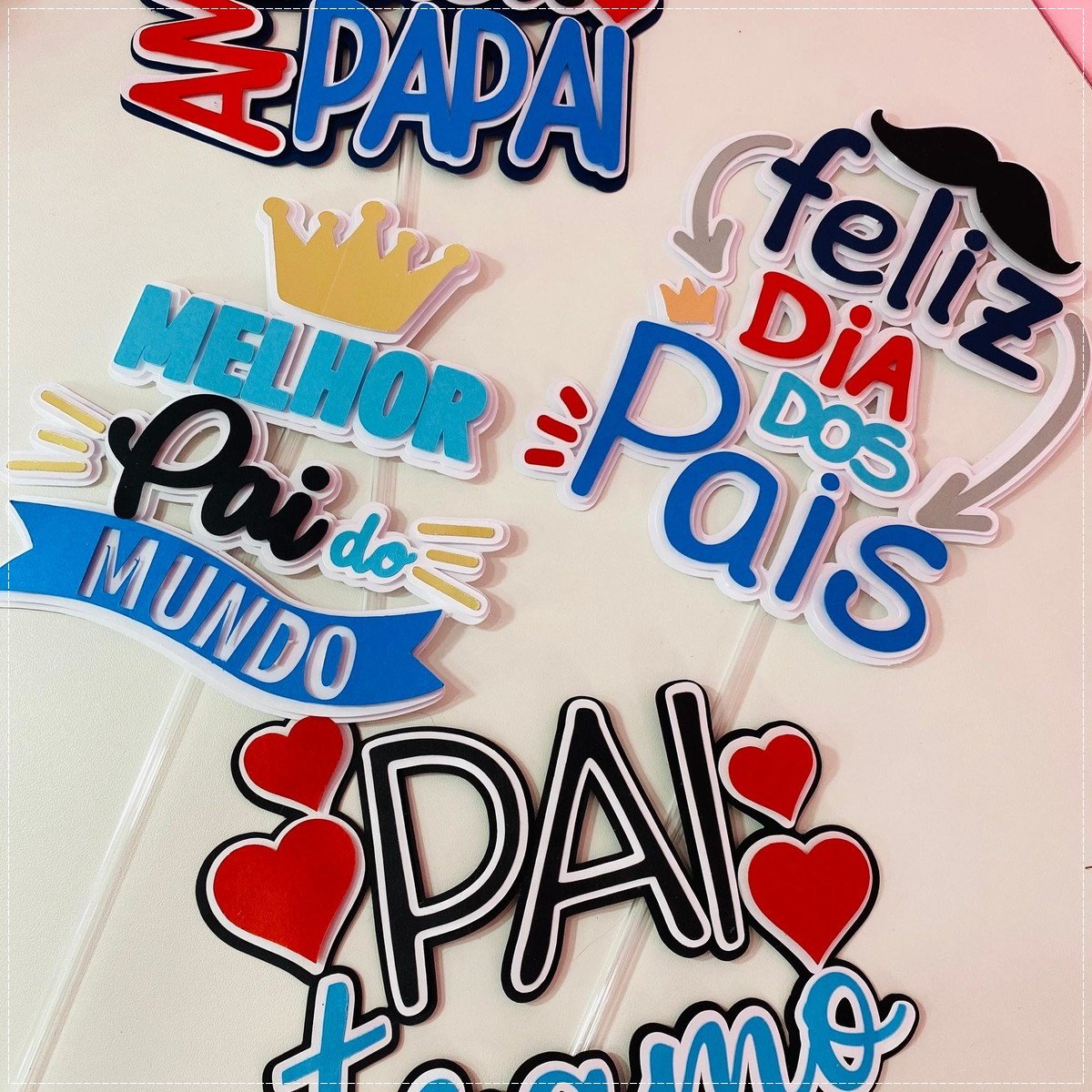 Arquivo De Corte Topo De Bolo Combo Dia Dos Pais 2
