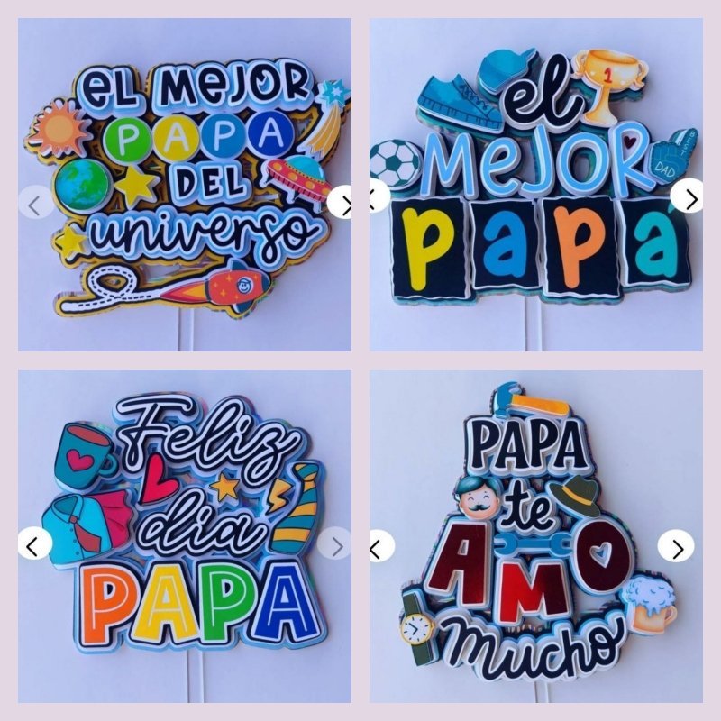 Arquivo De Corte Topo De Bolo Combo Dia Dos Pais 6