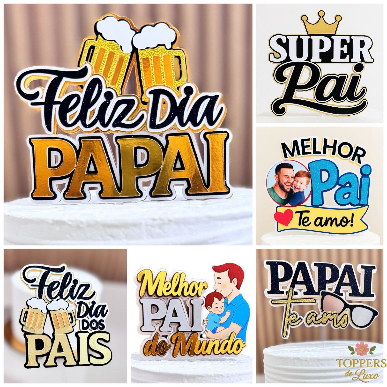 Arquivo De Corte Topo De Bolo Combo Dia Dos Pais 7