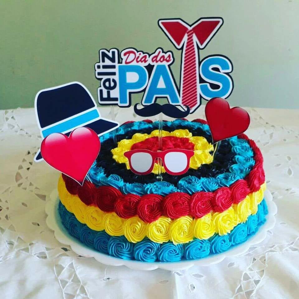 Arquivo De Corte Topo De Bolo Feliz Dia Dos Pais 25