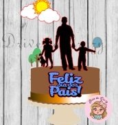 Arquivo De Corte Topo De Bolo Feliz Dia Dos Pais 30