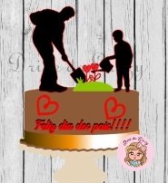 Arquivo De Corte Topo De Bolo Feliz Dia Dos Pais 31