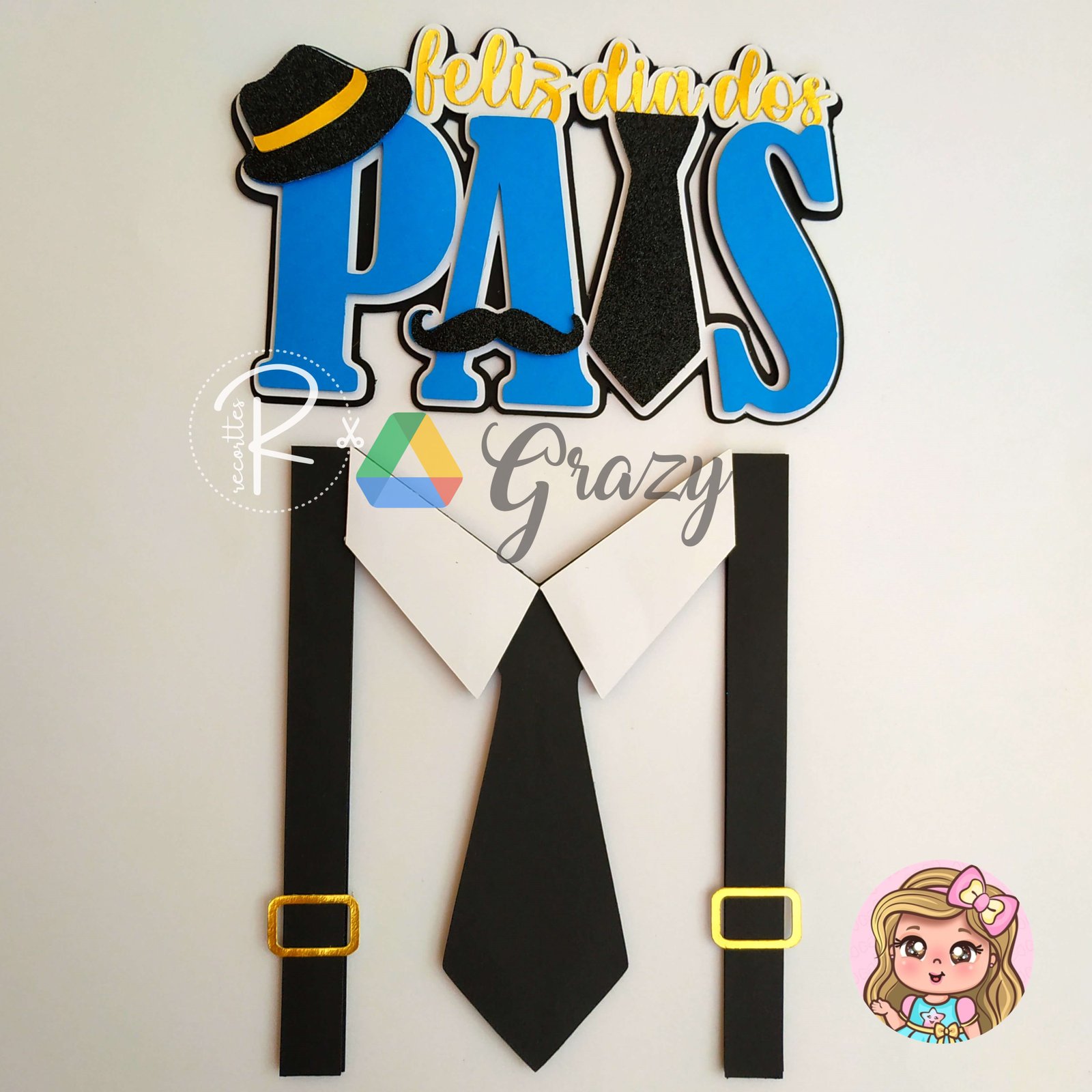 Arquivo De Corte Topo De Bolo Feliz Dia Dos Pais 6