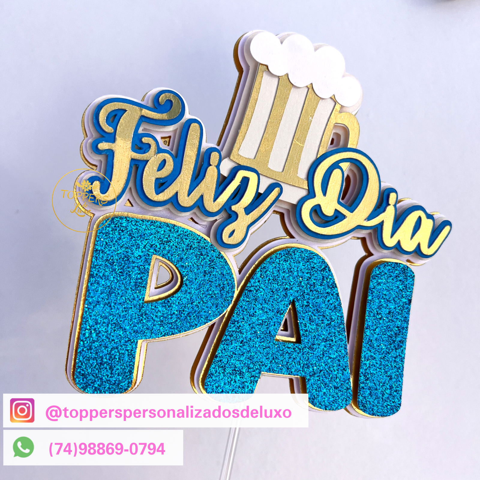 Arquivo De Corte Topo De Bolo Feliz Dia Dos Pais 75
