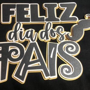 Arquivo De Corte Topo De Bolo Feliz Dia Dos Pais 8
