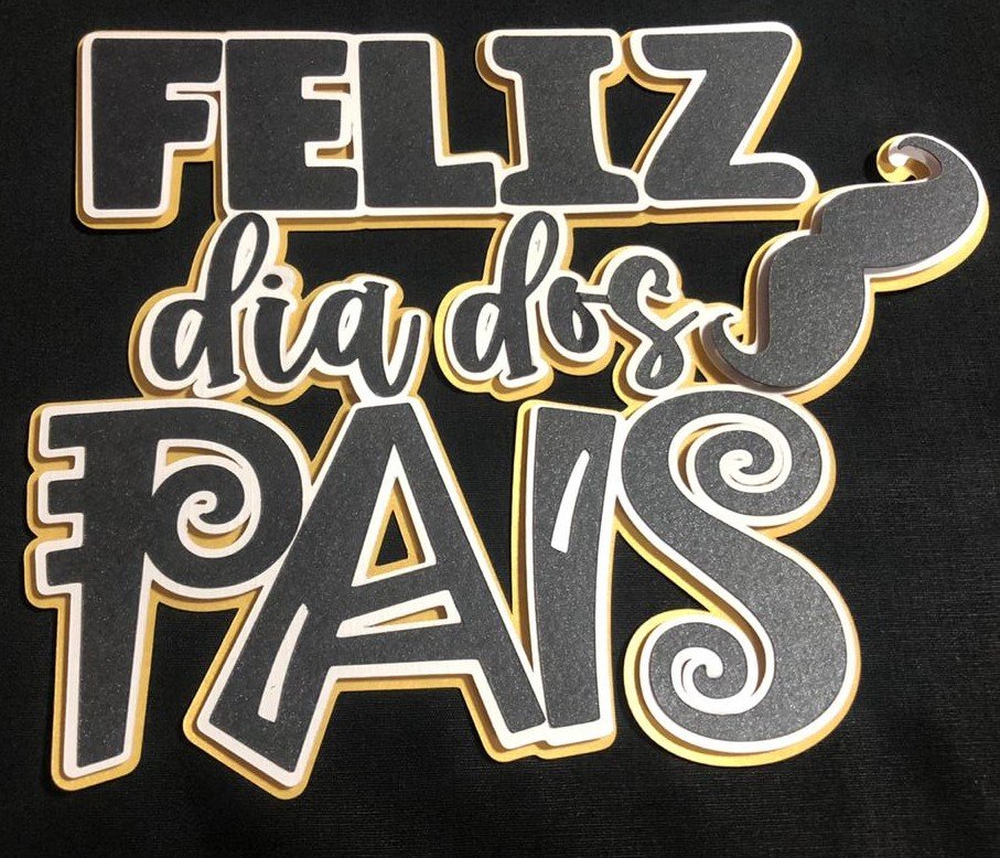 Arquivo De Corte Topo De Bolo Feliz Dia Dos Pais 8