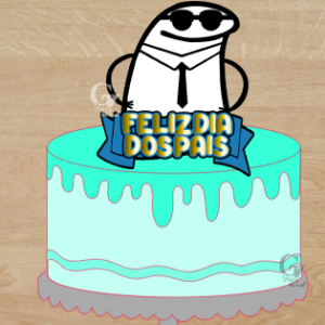 Arquivo De Corte Topo De Bolo Flork Dia Dos Pais 10