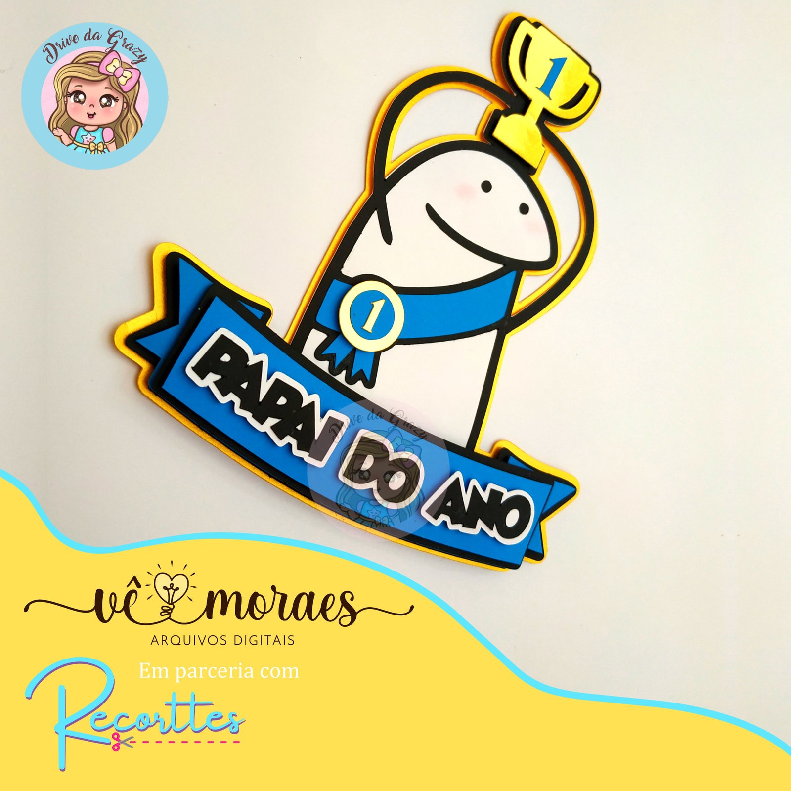 Arquivo De Corte Topo De Bolo Flork Dia Dos Pais 4