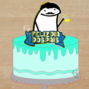 Arquivo De Corte Topo De Bolo Flork Dia Dos Pais 9