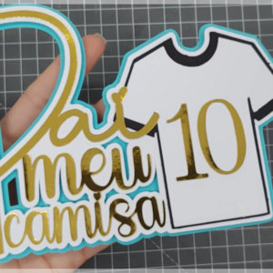 Arquivo De Corte Topo De Bolo Futebol Dia Dos Pais 4