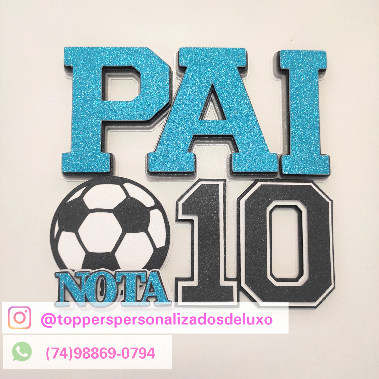 Arquivo De Corte Topo De Bolo Futebol Dia Dos Pais 5
