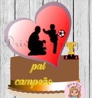 Arquivo De Corte Topo De Bolo Futebol Dia Dos Pais 6