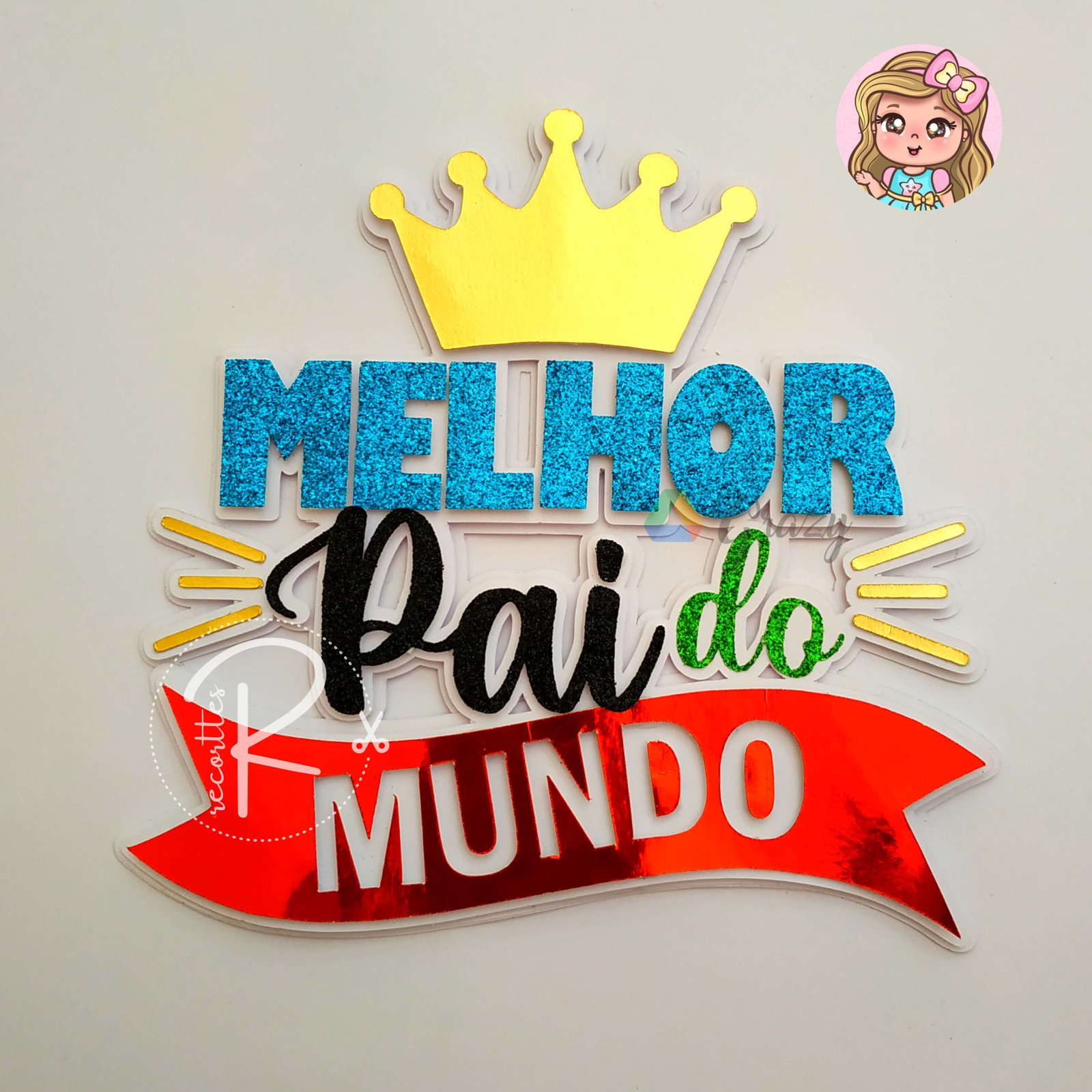 Arquivo De Corte Topo De Bolo Melhor Pai Dia Dos Pais 1