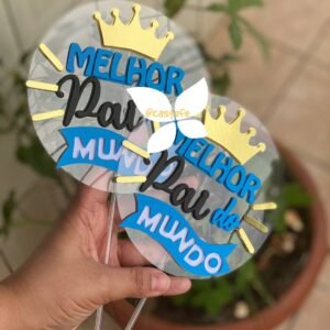 Arquivo De Corte Topo De Bolo Melhor Pai Dia Dos Pais 13