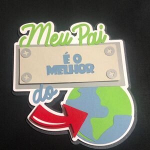 Arquivo De Corte Topo De Bolo Melhor Pai Dia Dos Pais 3