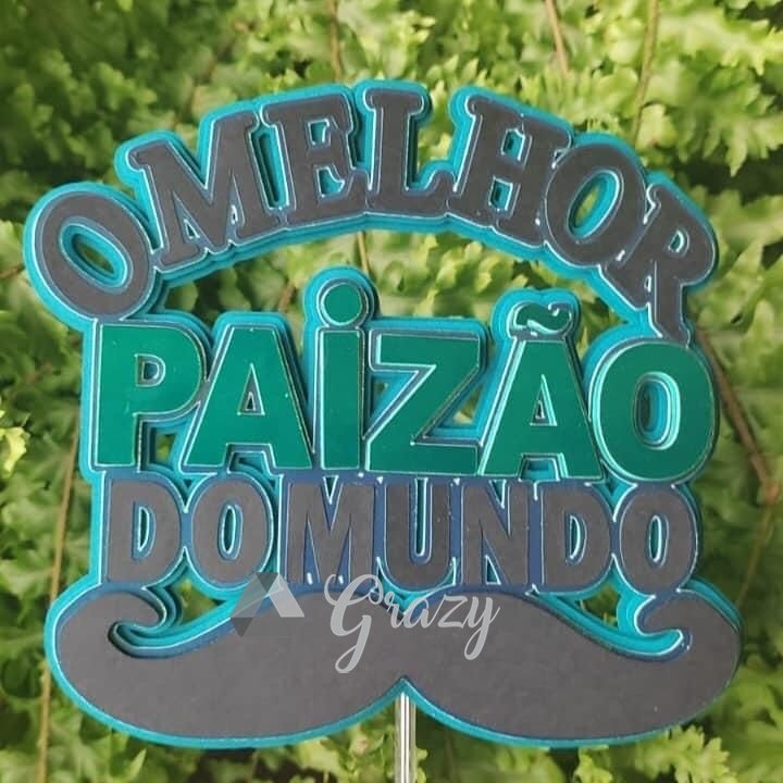 Arquivo De Corte Topo De Bolo Melhor Pai Dia Dos Pais 4