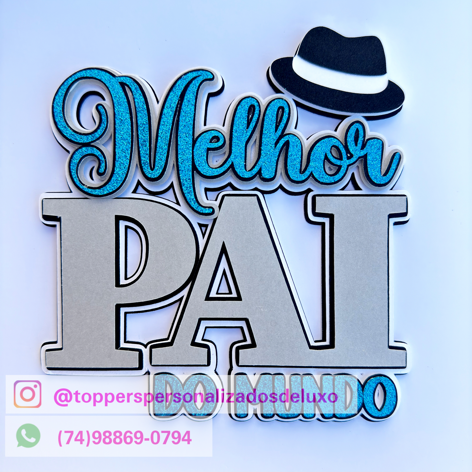 Arquivo De Corte Topo De Bolo Melhor Pai Dia Dos Pais 45