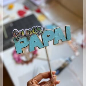 Arquivo De Corte Topo De Bolo Pai Herói Super Pai Dia Dos Pais 37
