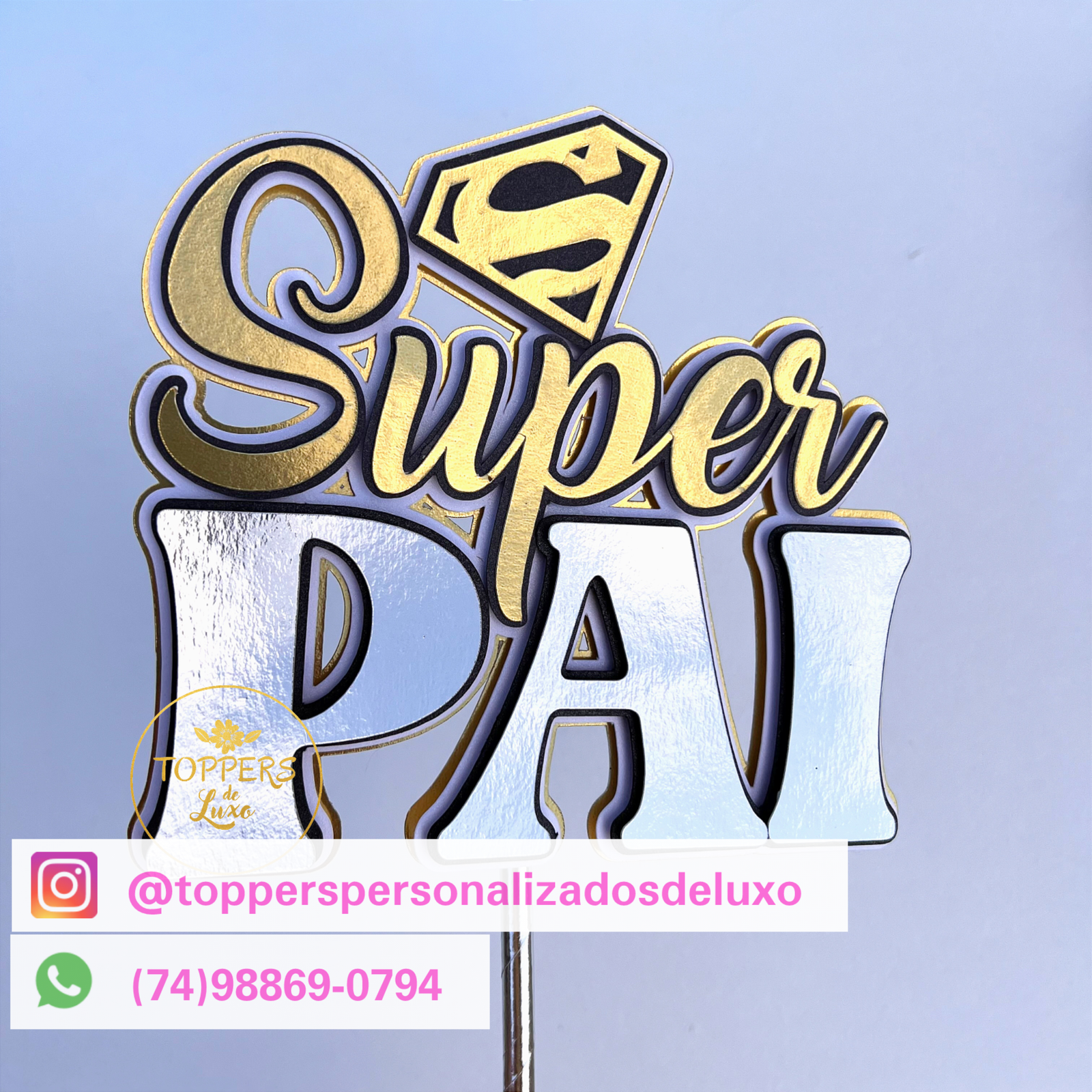 Arquivo De Corte Topo De Bolo Pai Herói Super Pai Dia Dos Pais 39