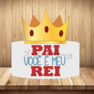 Arquivo De Corte Topo De Bolo Pai Rei Dia Dos Pais 1