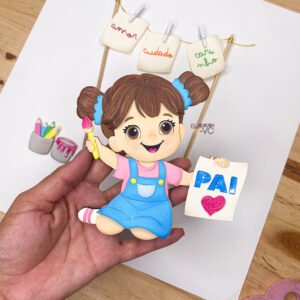 Arquivo De Corte Topo De Bolo Pai E Filha Pai Menina Dia Dos Pais 7