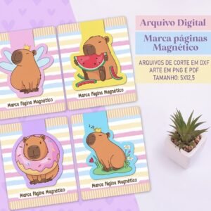 Arquivos De Corte Marca Pagina Capivaras Fofas