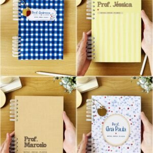 Encadernação Coleção Caderno A5 Dia Dos Professores