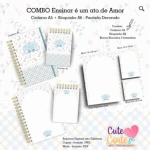 Encadernação Combo Ensinar Dia Dos Professores 1