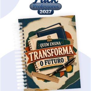 Encadernação Professores Masculino(Agenda, Bloco, Caderno A5 E Planner)