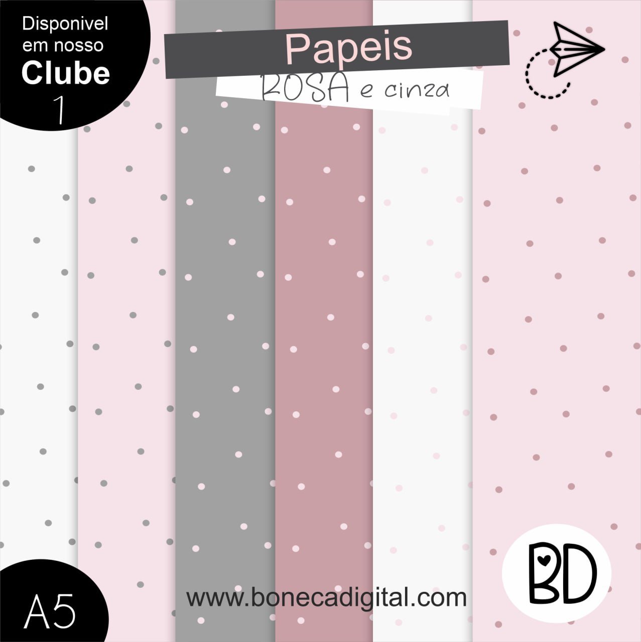 Kit Digital 26 Papeis Paleta Baby 10