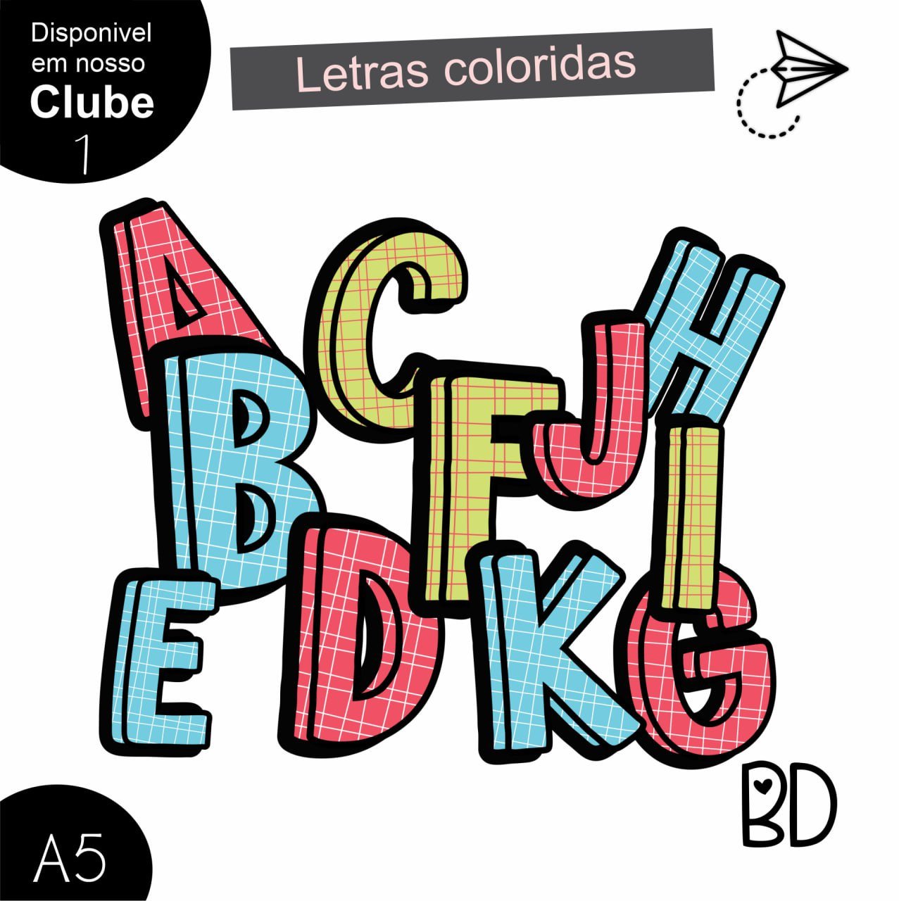 Kit Digital 37 Alfabeto Colorido 1