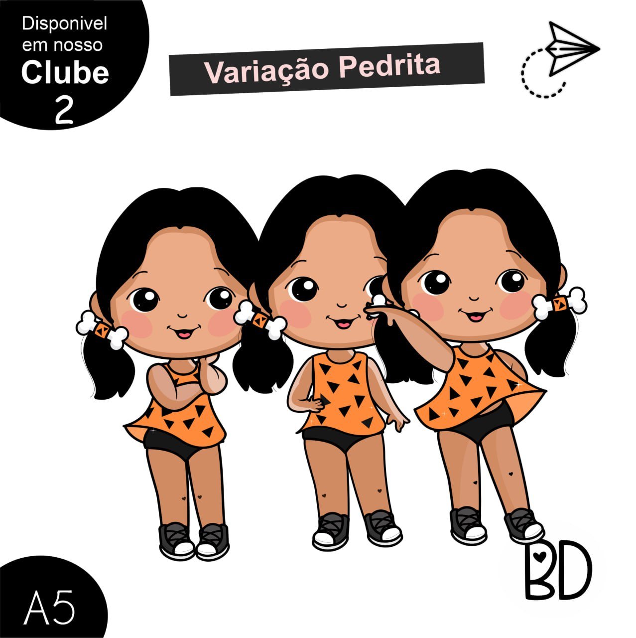 Kit Digital 45 Pedrita Variação 1