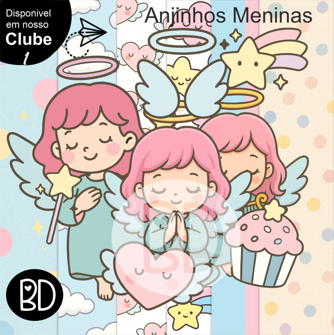 Kit Digital 66 Anjinha Menina 1