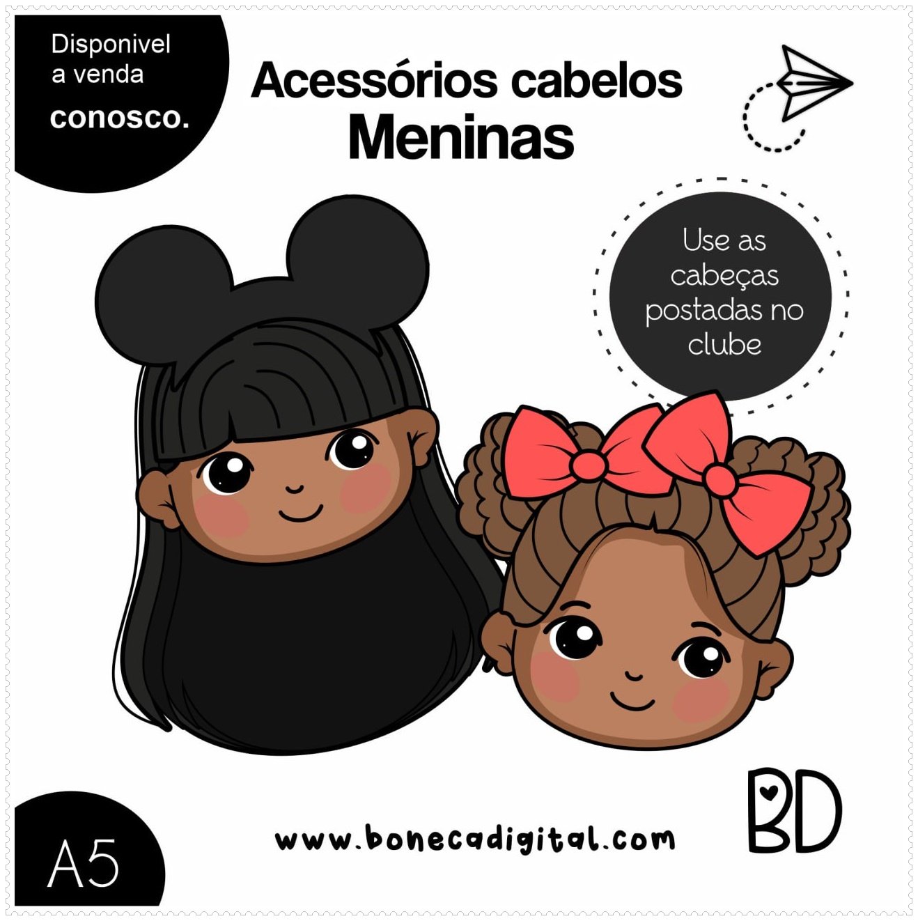 Kit Digital Acessorios Cabeça 8