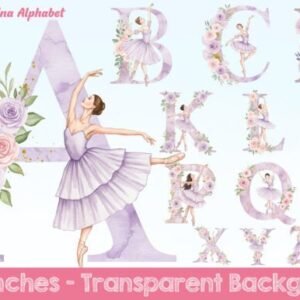 Kit Digital Alfabeto Bailarina 11