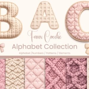 Kit Digital Alfabeto Croche 2