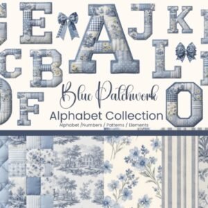Kit Digital Alfabeto Patchwork 6