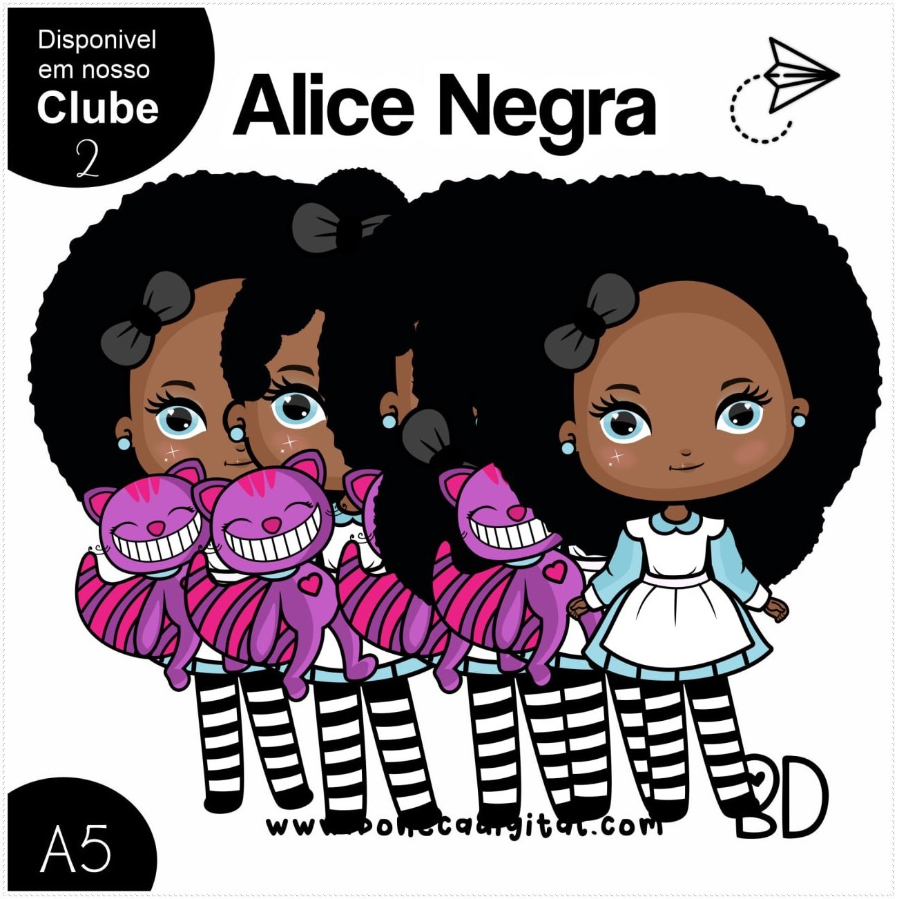 Kit Digital Alice Negra 50