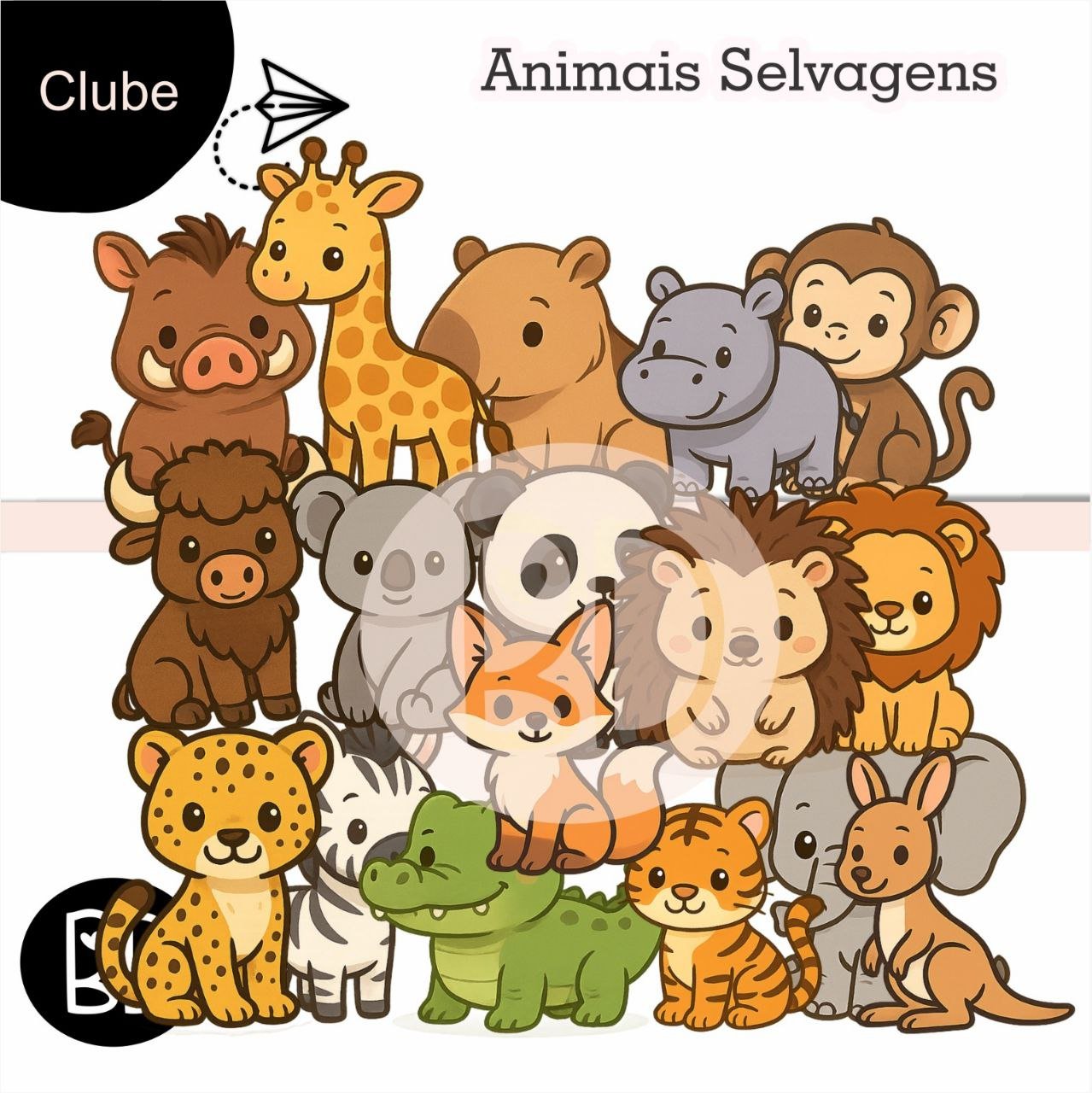 Kit Digital Animais Selvagens 4