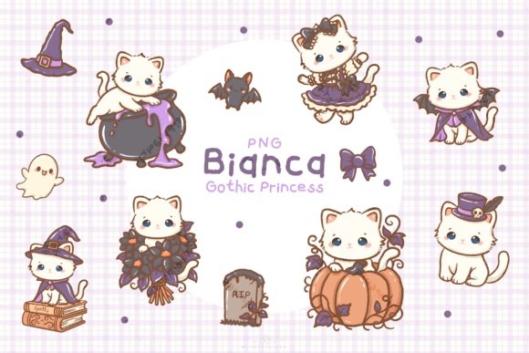 Kit Digital Bianca Gothic Princess 1