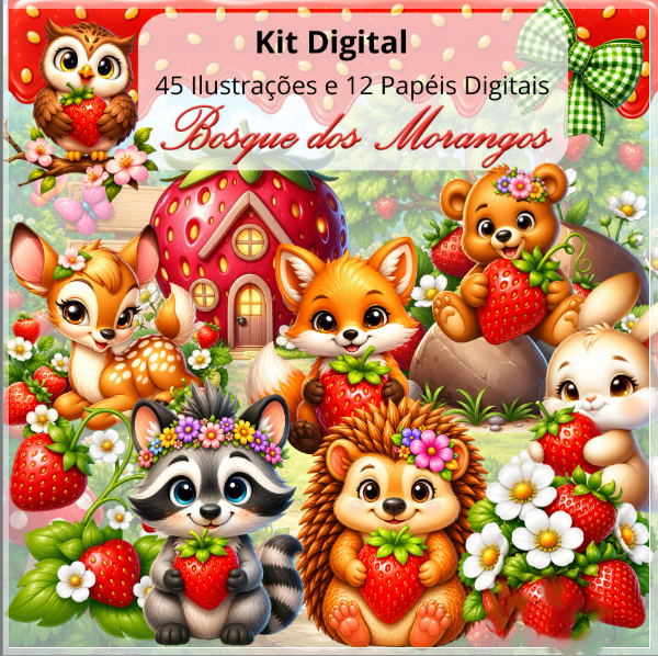 Kit Digital Bosque Dos Morangos 1