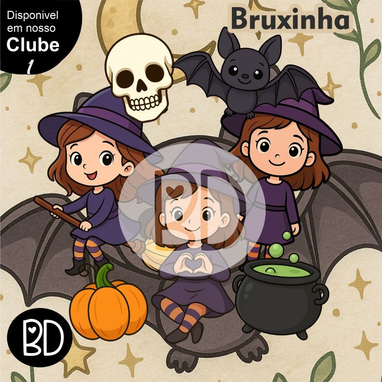Kit Digital Bruxinha 1