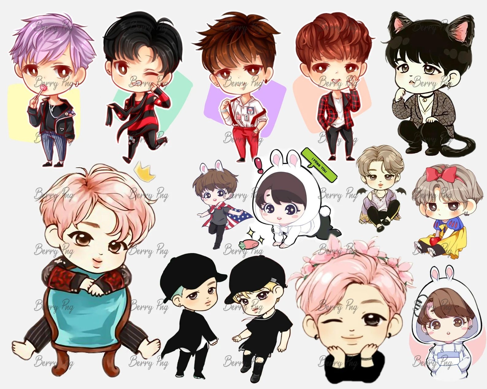 Kit Digital Bts Pacote Kpop 7