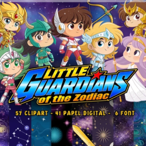 Kit Digital Cavaleiros Dos Zodíacos Guardians Of Zodiac 12