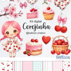 Kit Digital Cerejinha 3