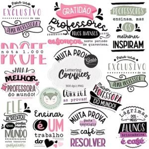 Kit Digital Corujices Lettering 2